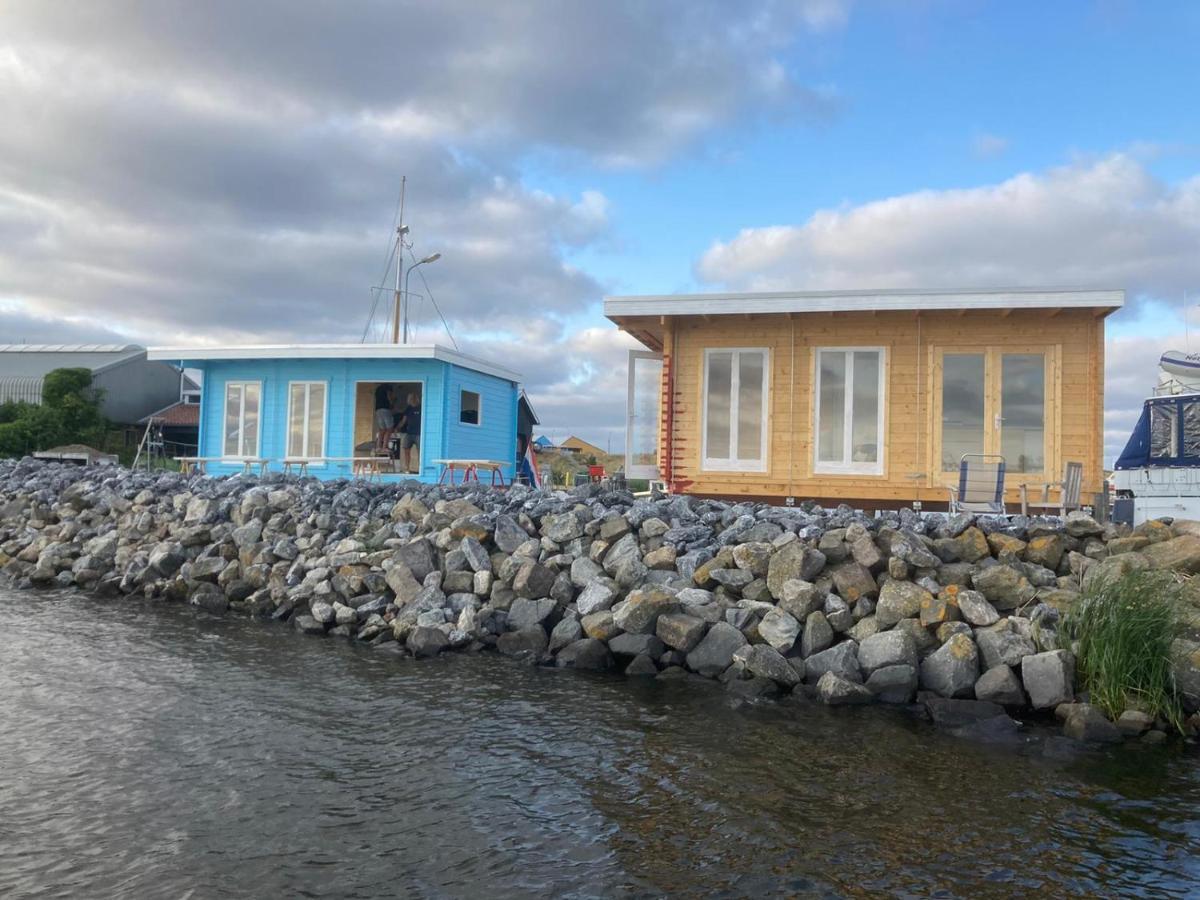 Waterhuisjes Op De Pier Van Lauwersmeerplezier! Лауверсог Екстериор снимка